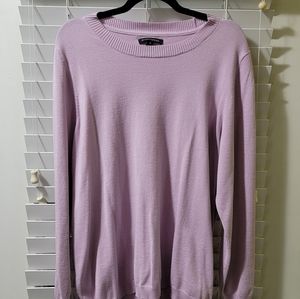 Lavender Crewneck Hawthorn sweater 2x NWOT